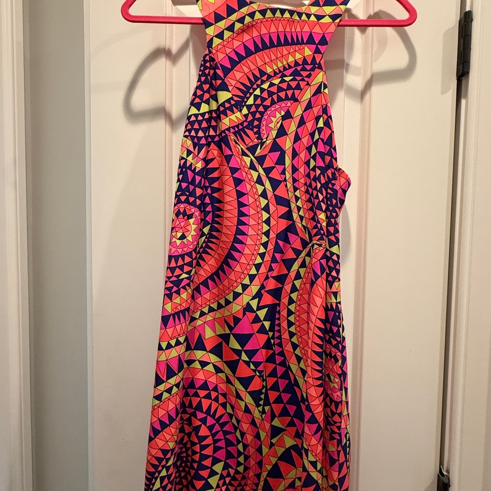 Alice & Trixie multicolor Halter/racerback silk dress
